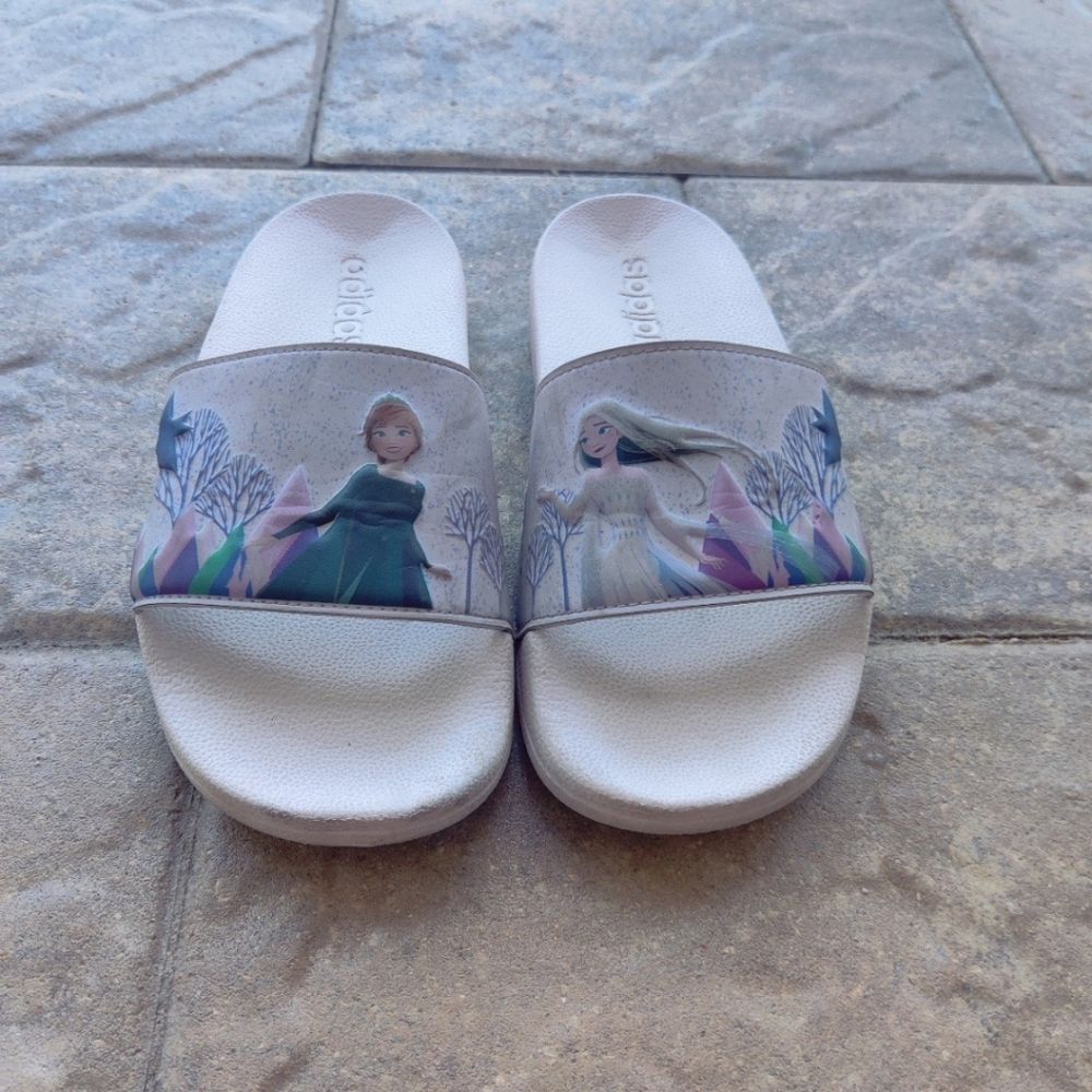 Disney frozen slides Adidas